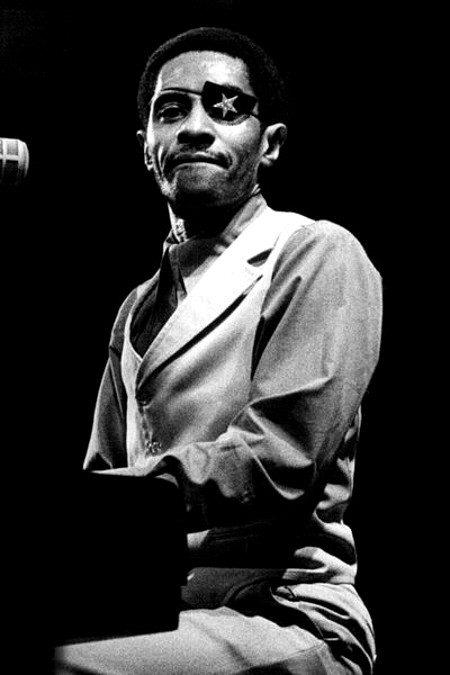 Musical genius James Carroll Booker III at the piano. (photo Wikepedia Creative Commons Share License)