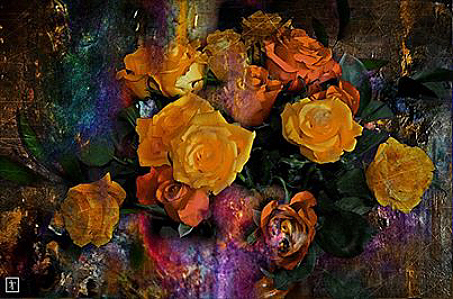 Mixed media digital art construction by Jaanika Talts.