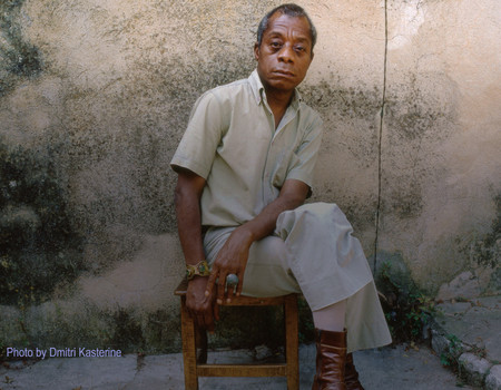 Photo of author James Baldwin by Dmitri Kasterine