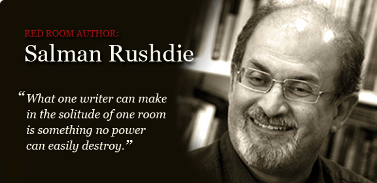 Salman Rushdie former Red Room banner photo from Internet Archive Wayback Time Machine