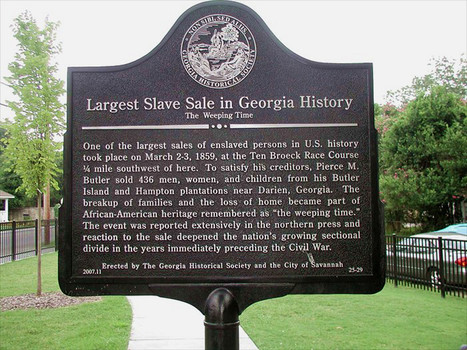 Georgia Historical Society marker citing