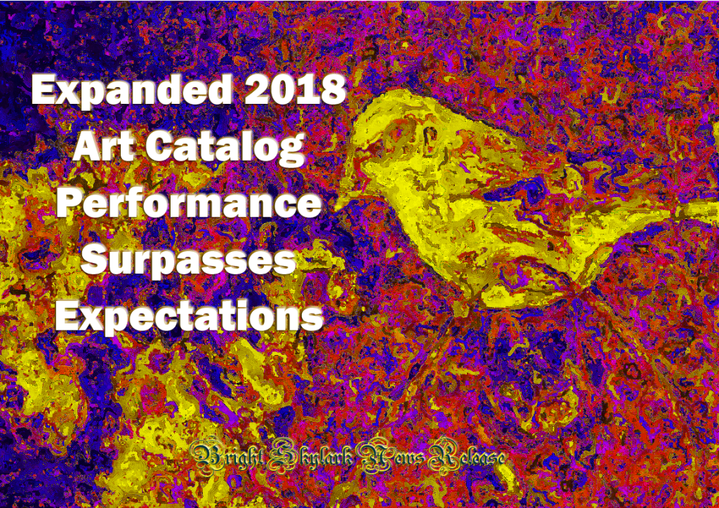 News Release: 2018 Art Catalog Performance Surpasses Expectations